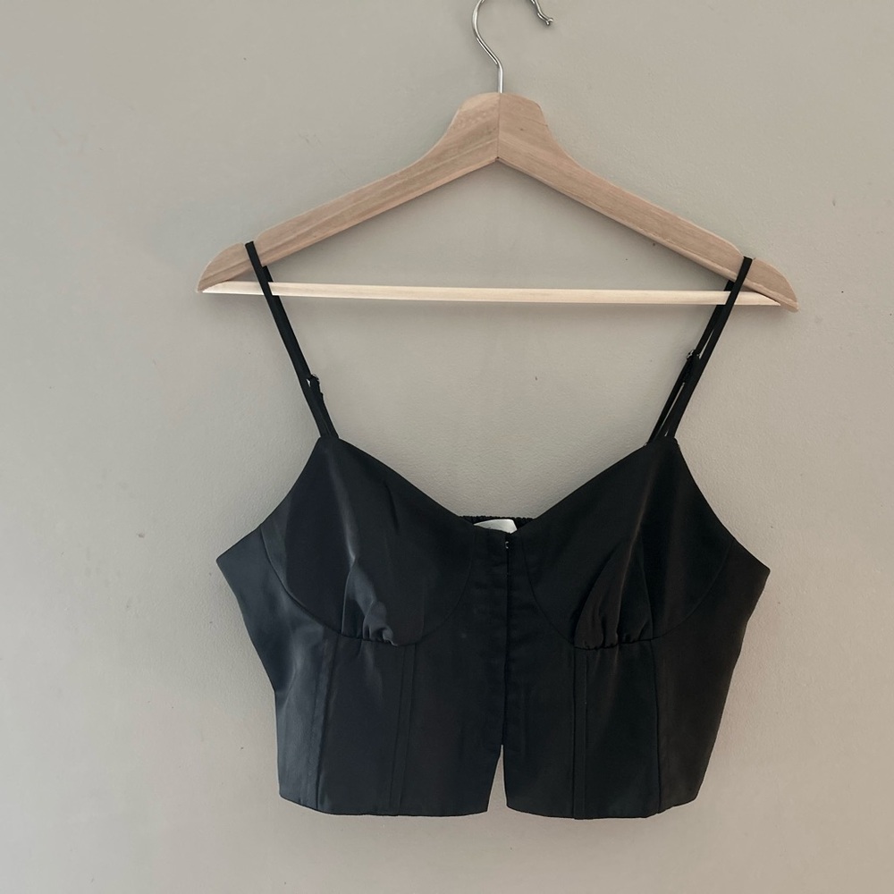 Oak+Fort  SATIN BUSTIER TOP